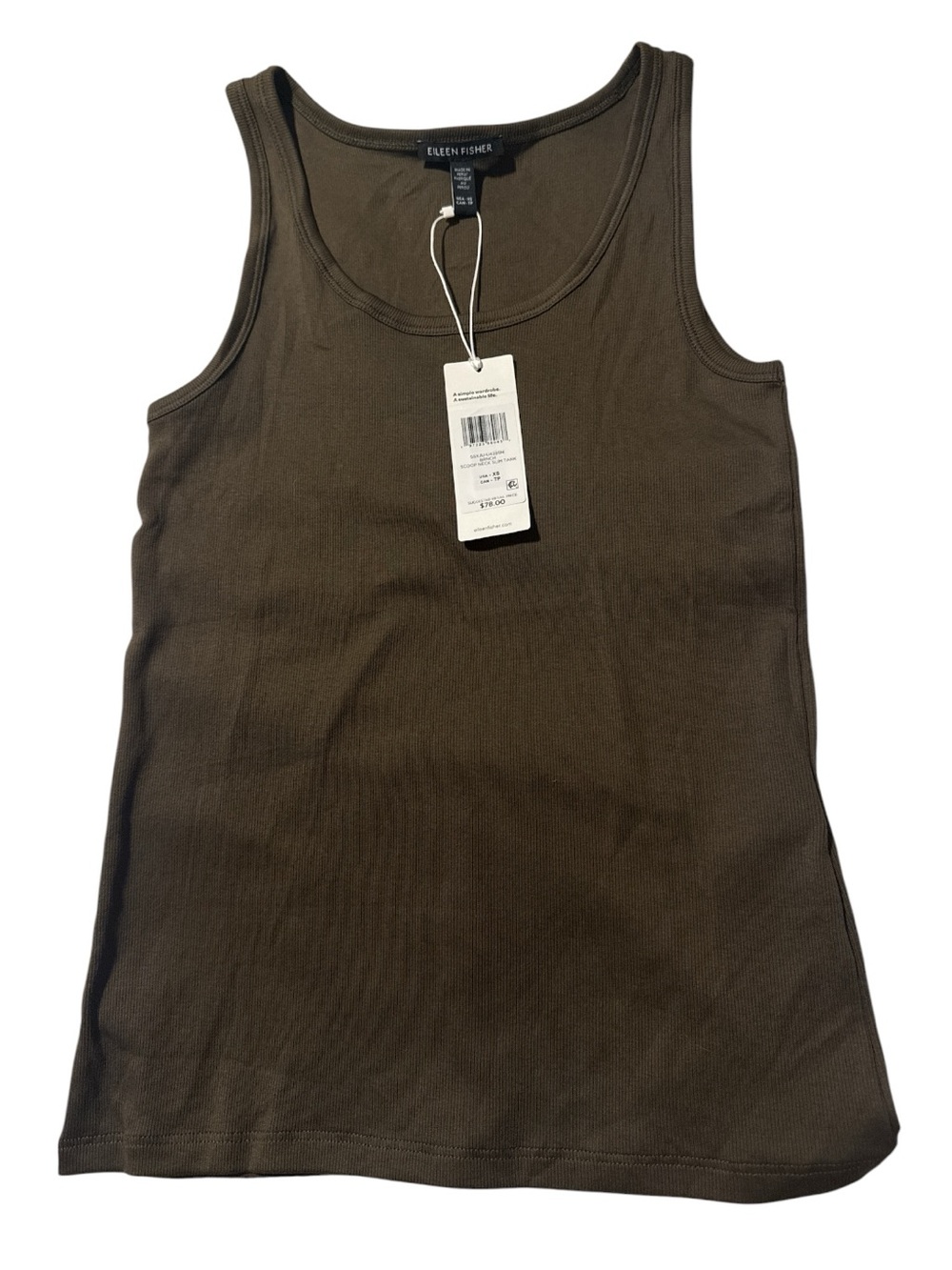 Eileen Fisher Scoop Neck Slim Tank